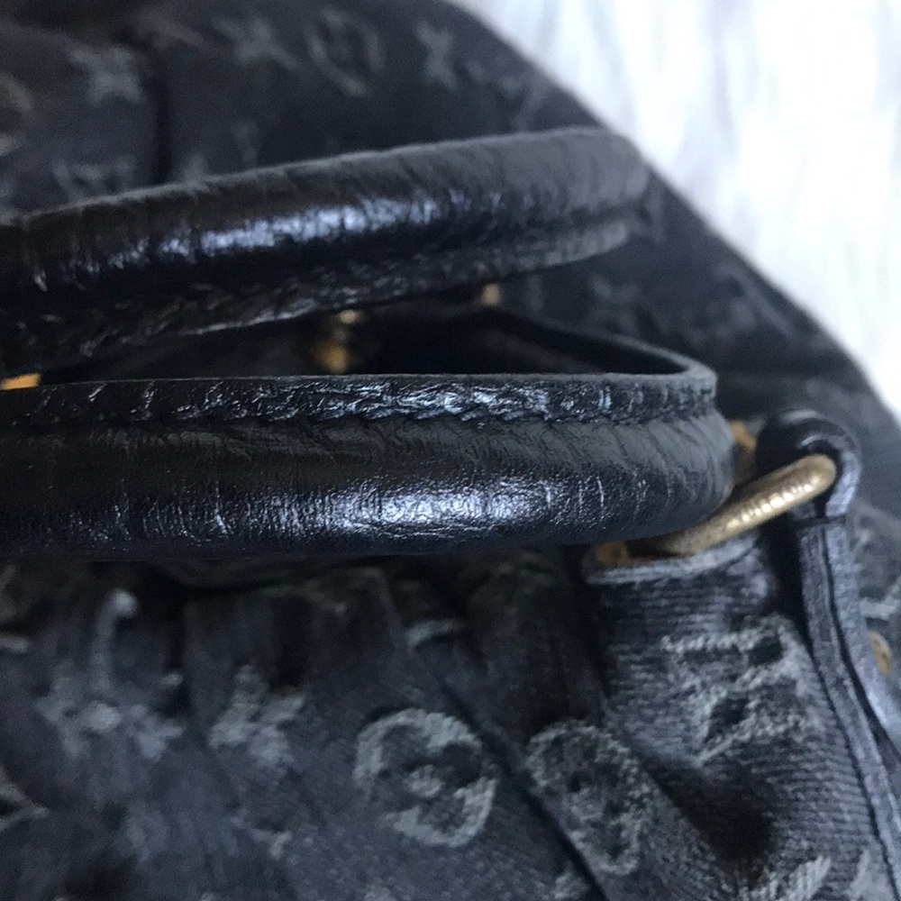 💎✨ DENIM ✨💎 LOUIS VUITTON X-LARGE HOBO MAHINA - Picture 17 of 17